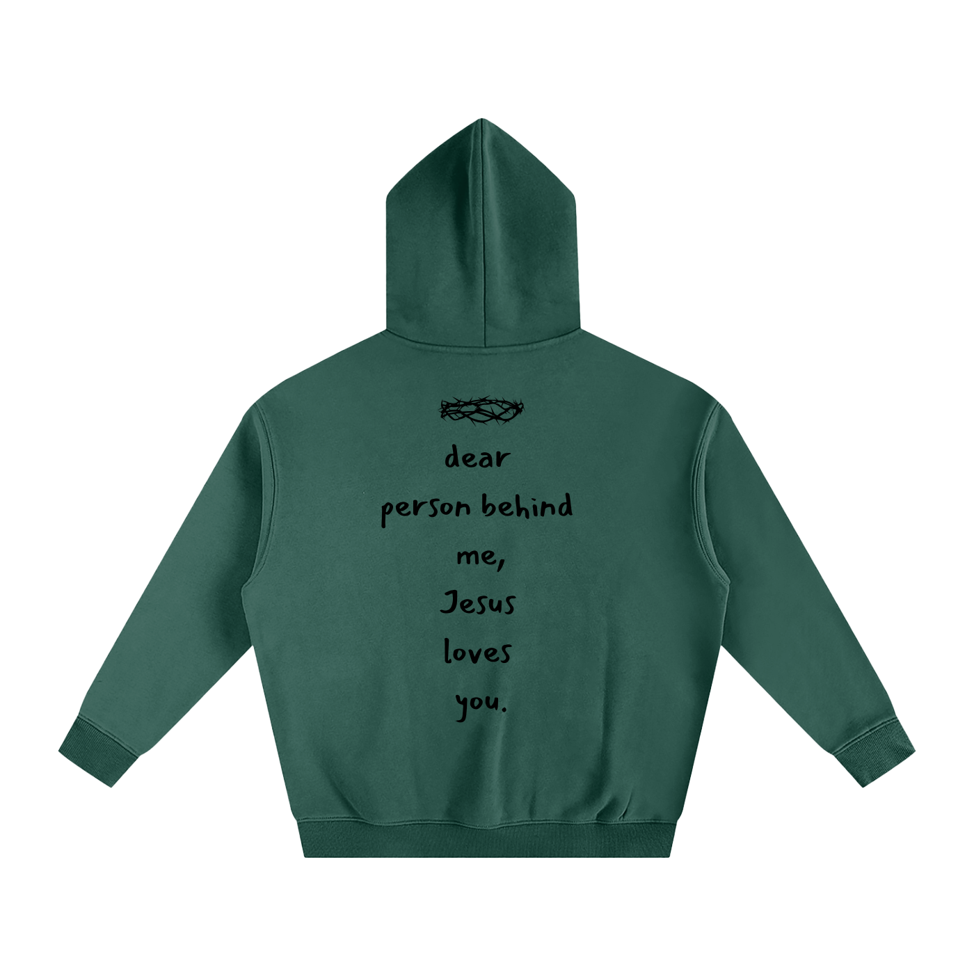 Dear Person Behind Me Oversized Hoodie