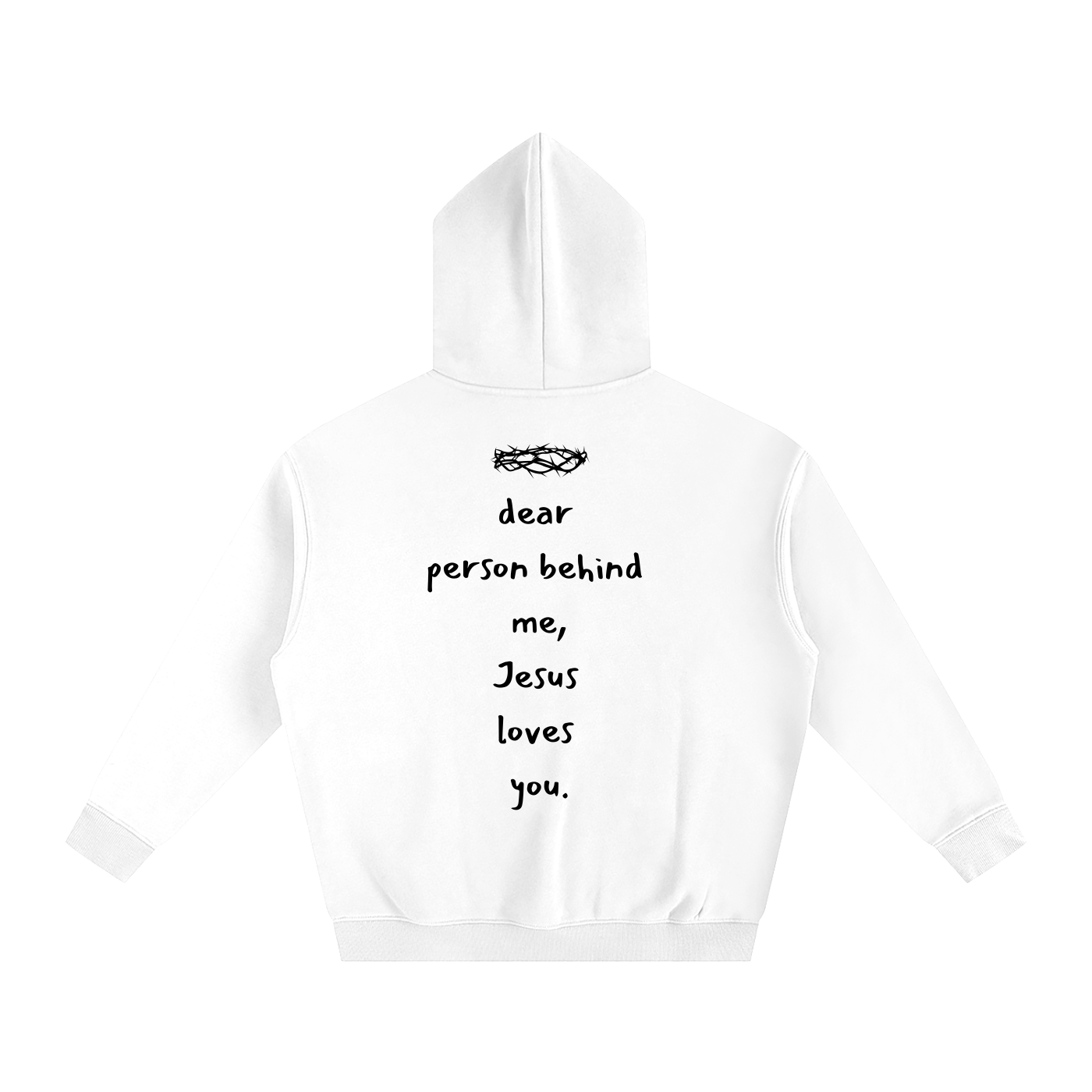 Dear Person Behind Me Oversized Hoodie