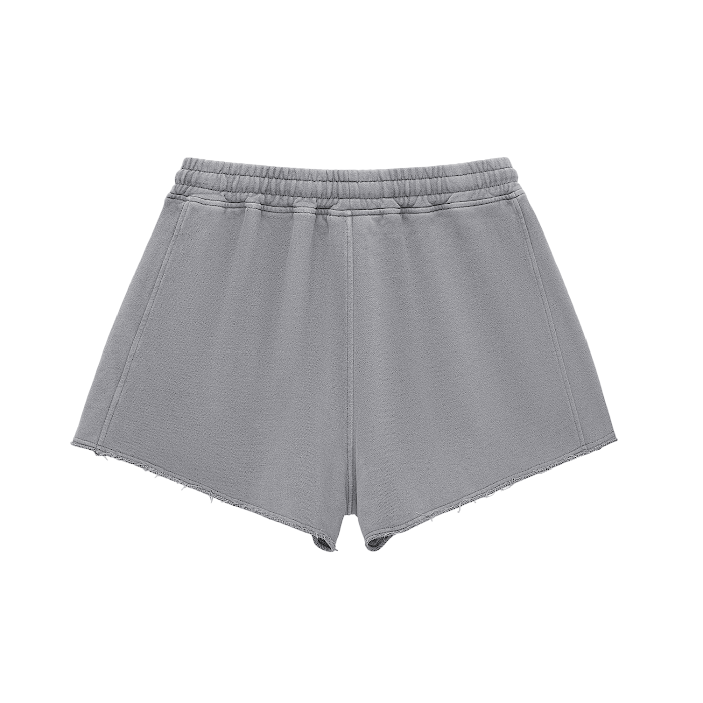 Live Like Jesus Logo Snow Washed Raw Edge Drawstring Shorts