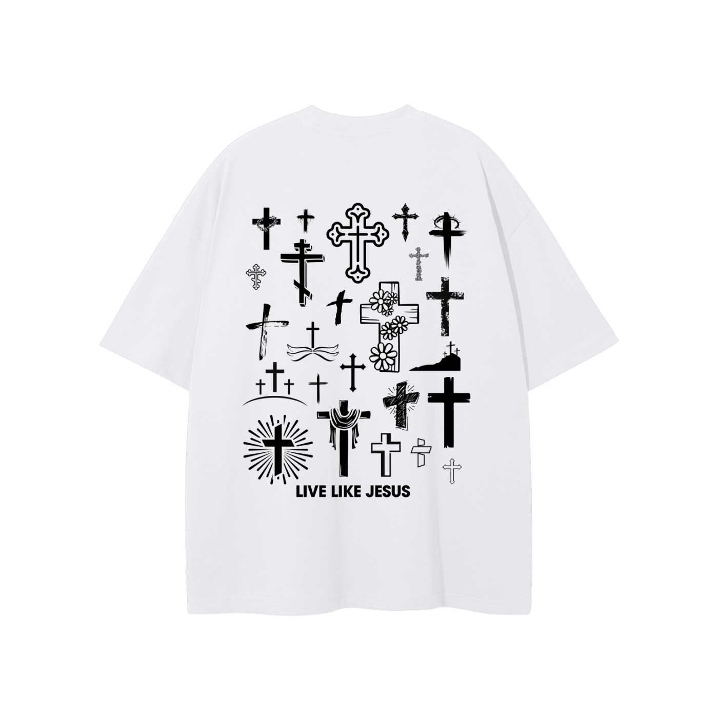 Cross Collage Unisex T-shirt