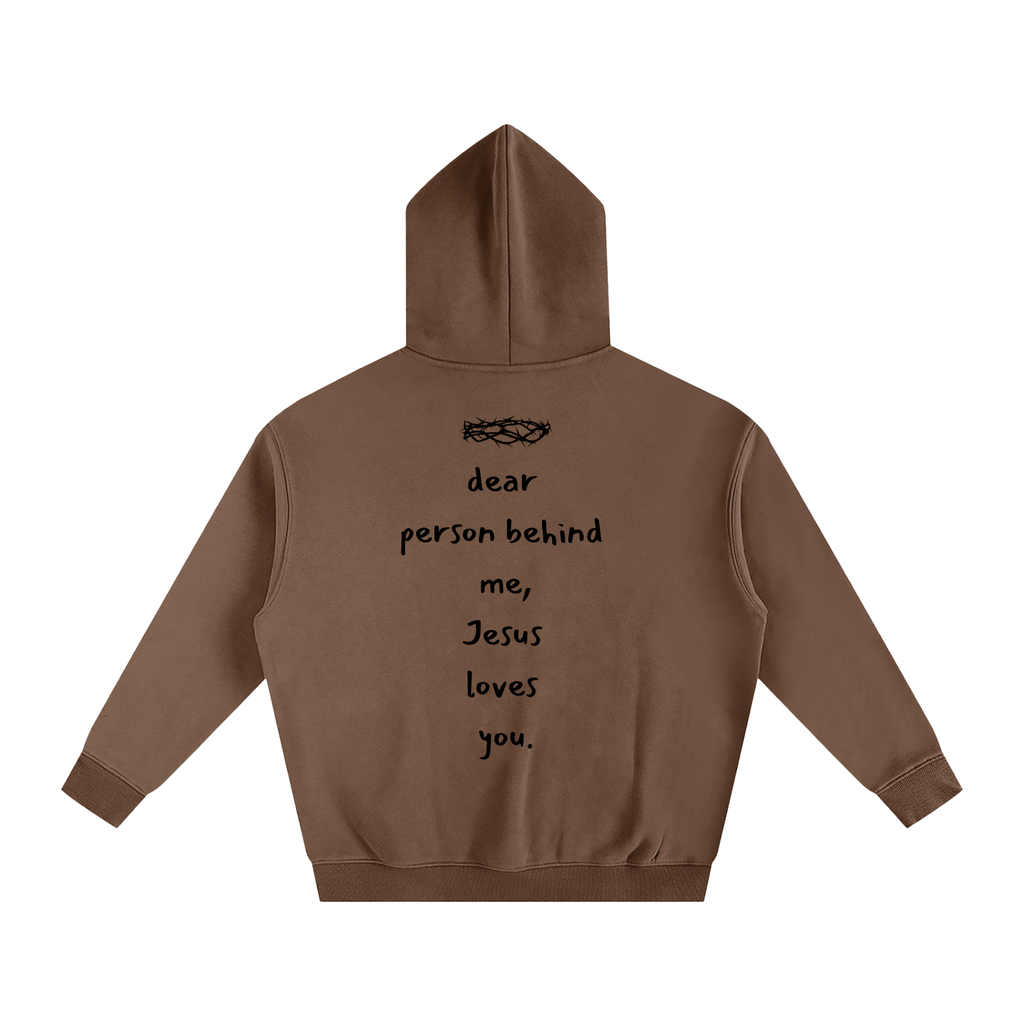 Dear Person Behind Me Oversized Hoodie