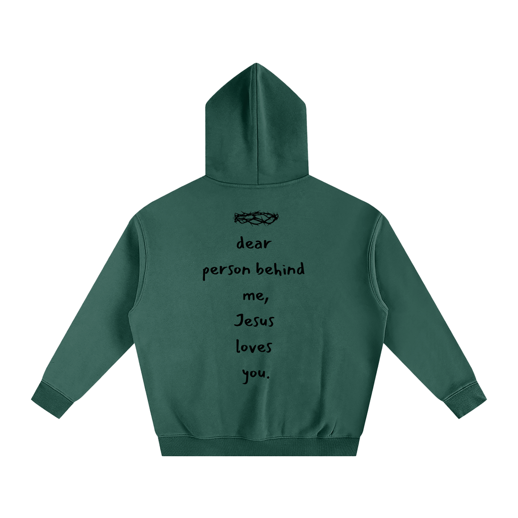 Dear Person Behind Me Oversized Hoodie