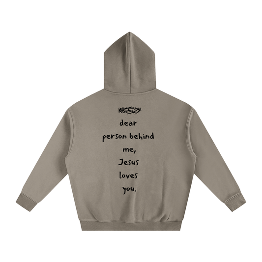 Dear Person Behind Me Oversized Hoodie