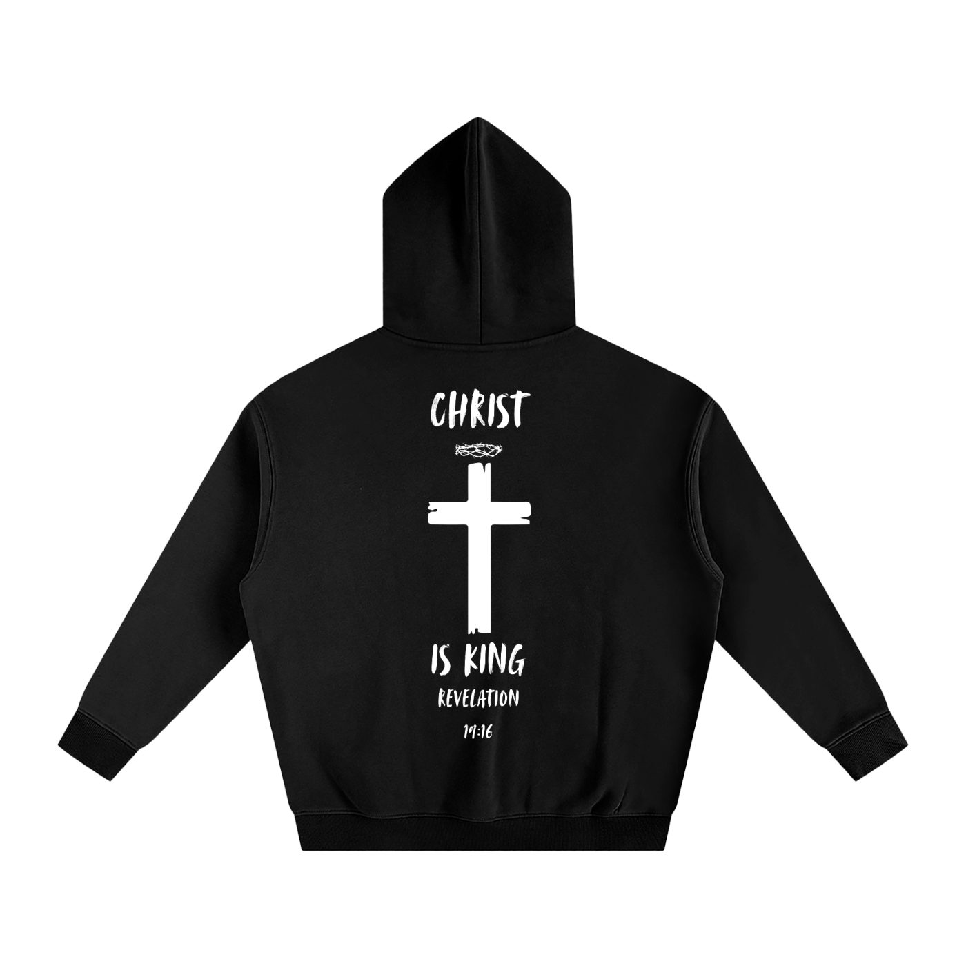 Christ is King Oversize Fleeced Hoodie
