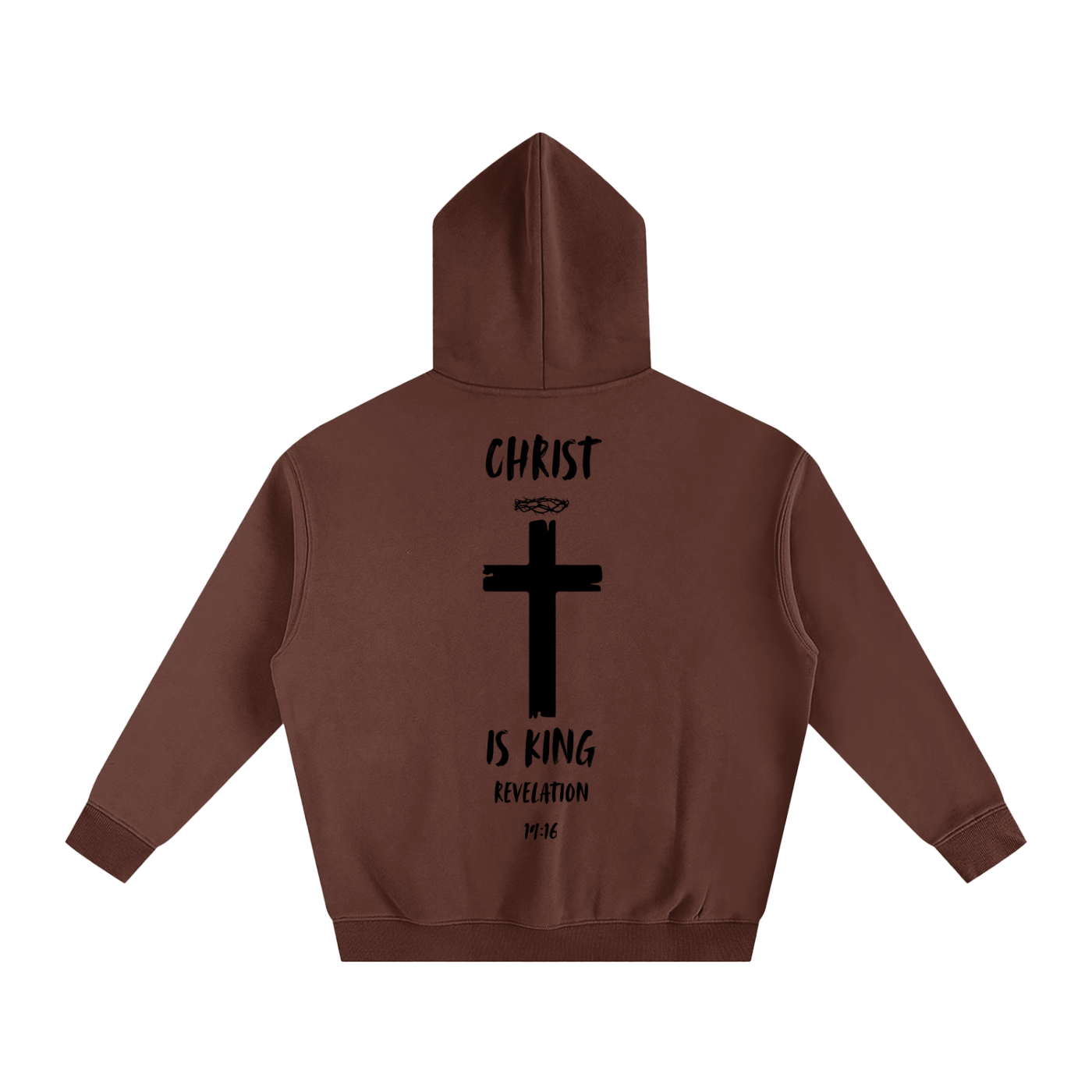 Christ is King Oversize Fleeced Hoodie