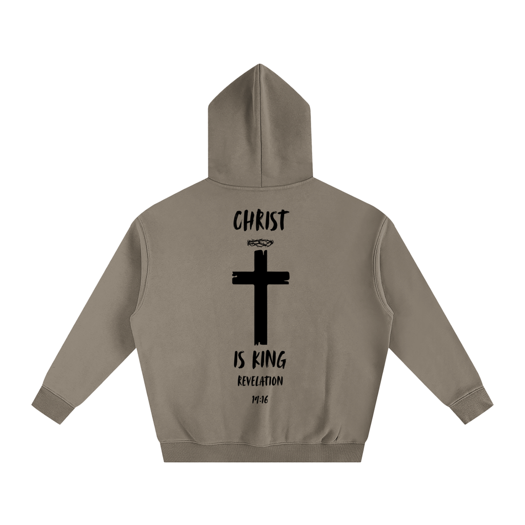 Christ is King Oversize Fleeced Hoodie