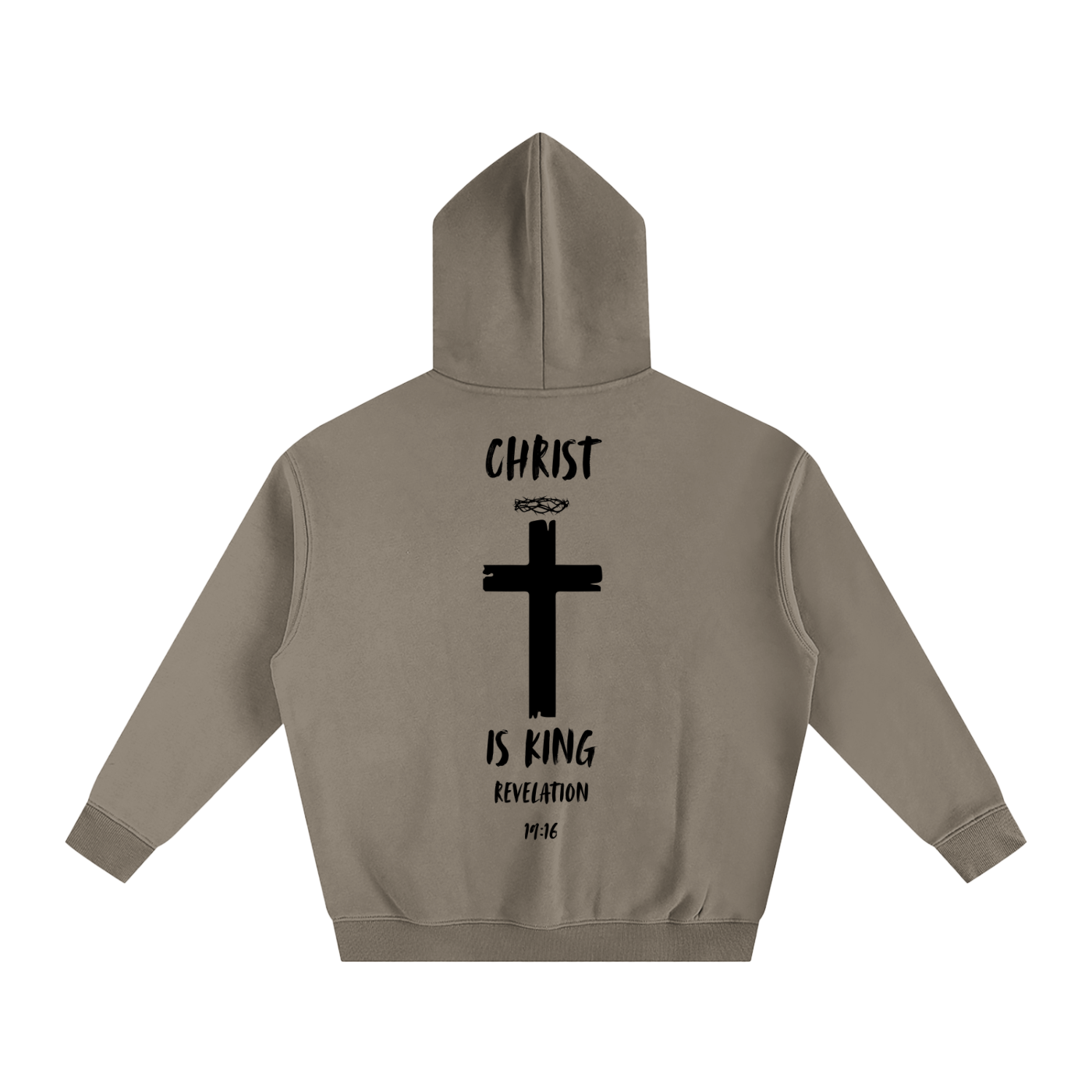 Christ is King Oversize Fleeced Hoodie